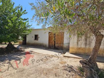 CAPPORTUGAL - 75 000€ -  Vende-se terreno agrícola vedado em Moura com água e luz - Cultura arvense de sequeiro, galinheiros e instalações para animais